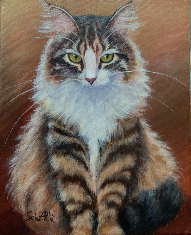 Cat paintings, Dog paintings Wildlife and Pet PAINTINGS by Sonia Palik - Art by Sonia Palik- Official Art Prints